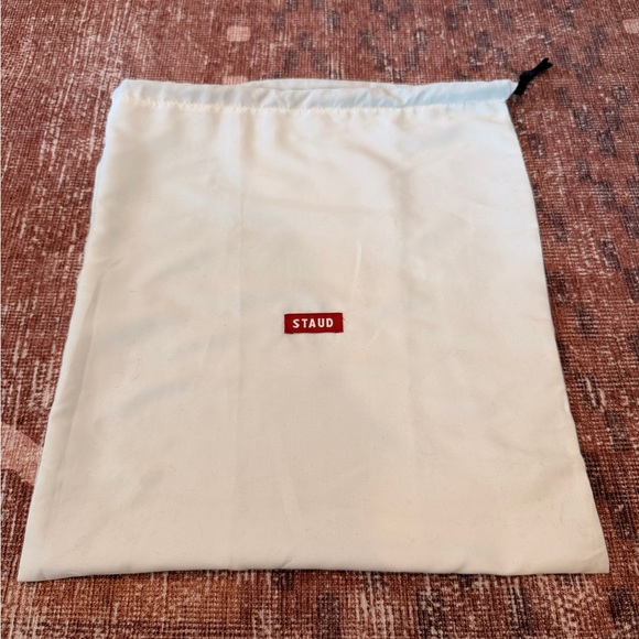 Staud French Gray Croc Embossed Shoulder Bag Leather - Picture 9 of 9